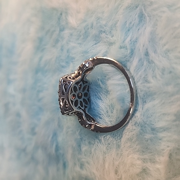 Garnet, color changing ring, size 9, 925 - Picture 4 of 10